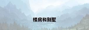 楼房和别墅