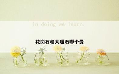 花岗石和大理石哪个贵