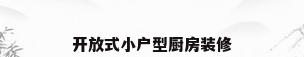 开放式小户型厨房装修
