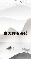 白大理石瓷砖