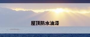 屋顶防水油漆