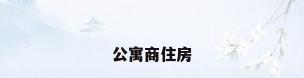 公寓商住房