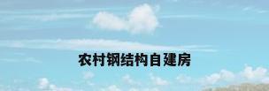 农村钢结构自建房