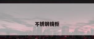 不锈钢镜柜