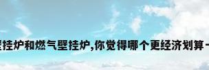 电壁挂炉和燃气壁挂炉,你觉得哪个更经济划算一些?