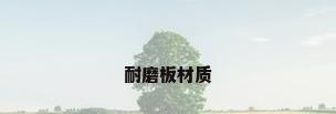 耐磨板材质