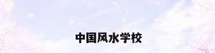 中国风水学校