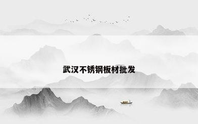 武汉不锈钢板材批发