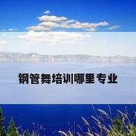 钢管舞培训哪里专业