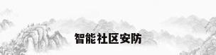 智能社区安防