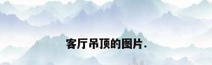 客厅吊顶的图片.
