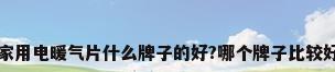 家用电暖气片什么牌子的好?哪个牌子比较好