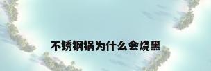 不锈钢锅为什么会烧黑