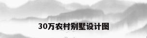 30万农村别墅设计图
