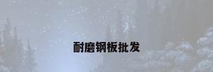 耐磨钢板批发