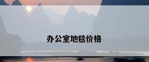 办公室地毯价格