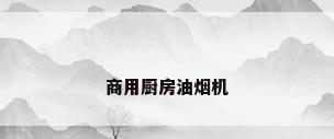 商用厨房油烟机