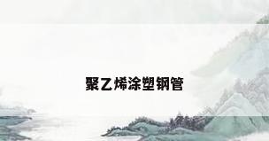 聚乙烯涂塑钢管