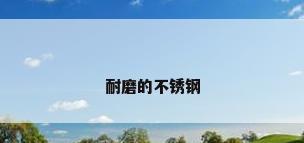 耐磨的不锈钢