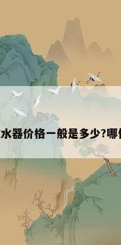 问问电动滤水器价格一般是多少?哪位提供一下。