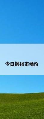 今日钢材市场价