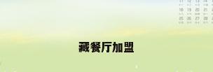 藏餐厅加盟