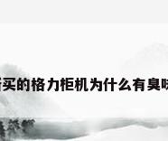 新买的格力柜机为什么有臭味?