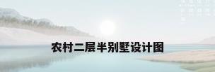 农村二层半别墅设计图