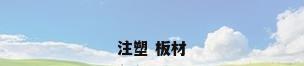 注塑 板材