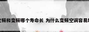 定频和变频哪个寿命长 为什么变频空调容易坏