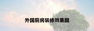 外国厨房装修效果图