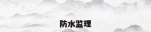 防水监理