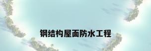 钢结构屋面防水工程