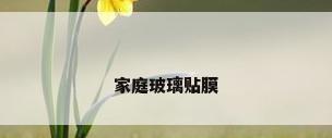 家庭玻璃贴膜