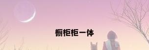 橱柜柜一体