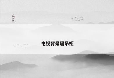 电视背景墙吊柜