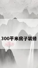 300平米房子装修