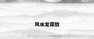 风水龙摆放