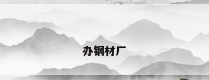 办钢材厂