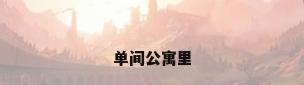 单间公寓里