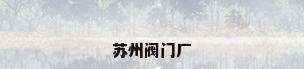 苏州阀门厂