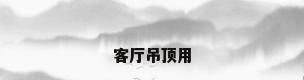 客厅吊顶用