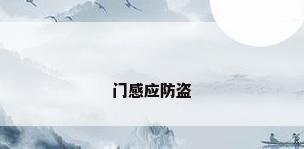 门感应防盗