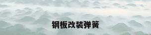 钢板改装弹簧