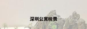 深圳公寓税费