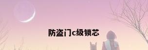 防盗门c级锁芯