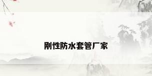刚性防水套管厂家