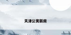 天津公寓新房