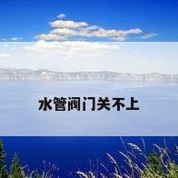 水管阀门关不上