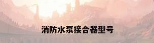 消防水泵接合器型号